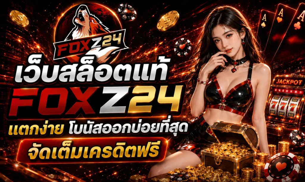 เว็บสล็อตแท้ FOXZ24 แตกง่าย โบนัสออกบ่อยที่สุด